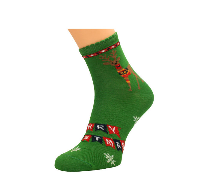 Dámské ponožky Bratex 2988 X-Mass Socks 36-41