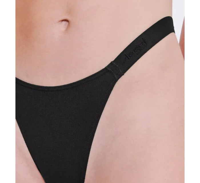 GO Casual model 20102725 tanga 2P BLACK  BLACK - Sloggi