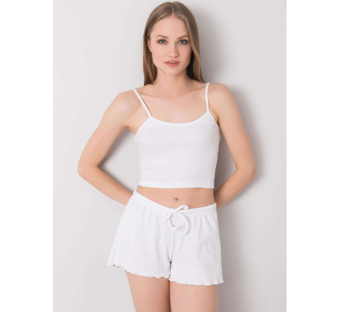 RUE PARIS Bílý crop top