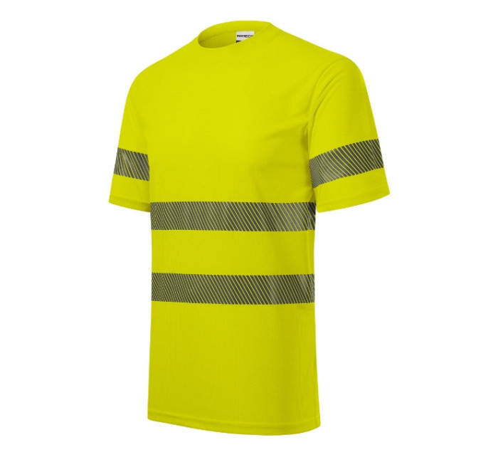 HV Dry tričko unisex fluorescenční žlutá