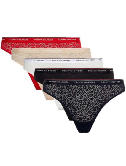 Tommy Hilfiger Underwear 5-Pack Thong W UW0UW04995 Dámské spodní prádlo