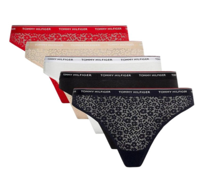 Tommy Hilfiger Underwear 5-Pack Thong W UW0UW04995 Dámské spodní prádlo