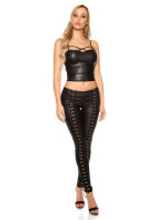 Sexy KouCla leatherlook Pants with model 19595792 - Style fashion