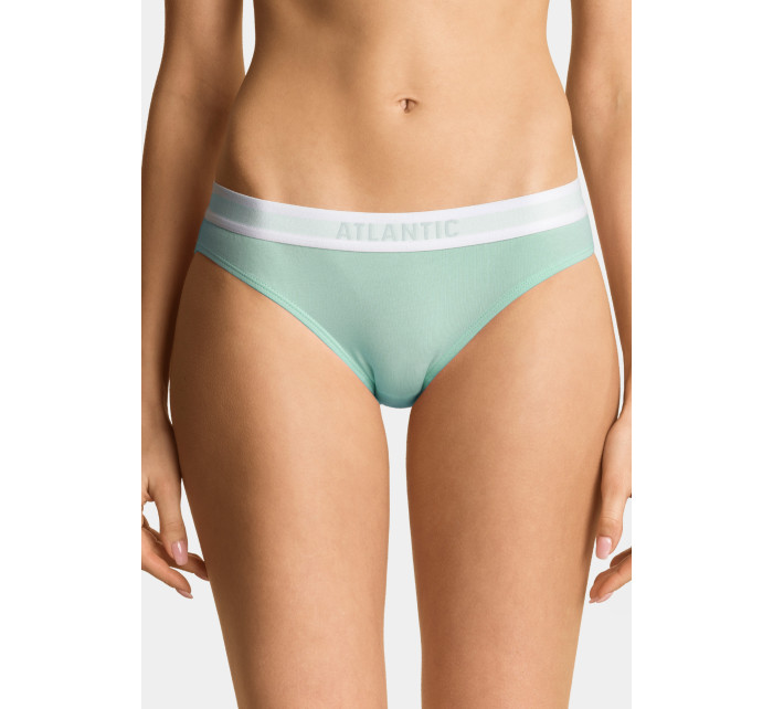 Dámské kalhotky Bikini ATLANTIC 3Pack - fialová/zelená/černá