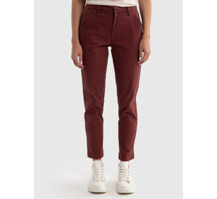 Velké hvězdné chinos 350021 604 Burgundské