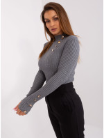 Sweter PM SW PM model 19309636 ciemny szary - FPrice