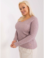 Sweter PM SW PM1020.12P jasny różowy