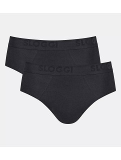 Pánské slipy FREE Evolve Brief 2P - BLACK - černé 0004 - SLOGGI