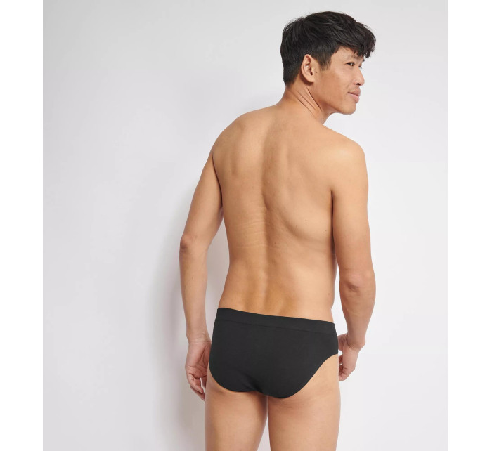 Pánské slipy GO Smooth Brief 2P - BLACK - černé 0004 - SLOGGI