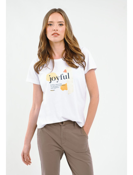 Volcano T-Shirt T-JOYFULL White