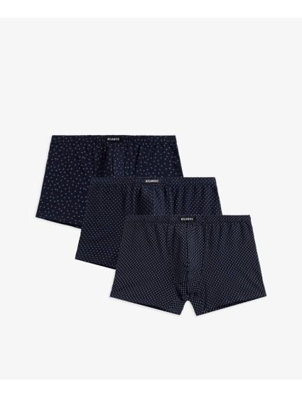 Pánské boxerky ATLANTIC 3Pack - tmavě modré