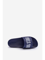 Klasické dámské žabky Big Star Navy Blue