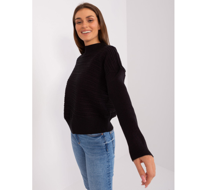 Sweter AT SW model 18884812 czarny - FPrice