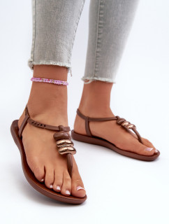 Dámské ploché sandály Ipanema Class Blow Up Sandal Fem Brown