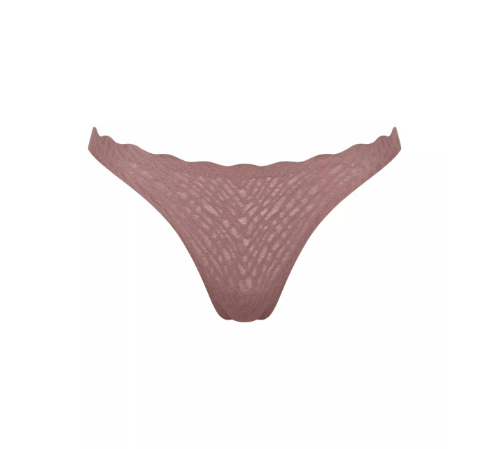 Dámská tanga ZERO Feel Bliss String - BROWN - sv. hnědé 1141 - SLOGGI