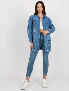 Dámská džínová bunda HM KR model 20190960 Modrá jeans - FPrice