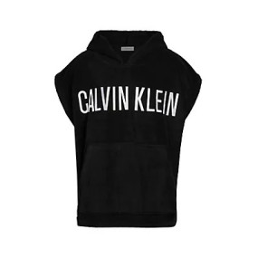 Pánské plavky TOWEL HOODIE KM0KM01010BEH - Calvin Klein