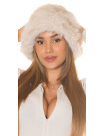 Trendy Musthave faux fur hat in Blogger Style