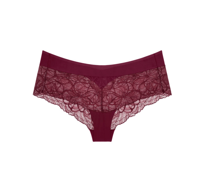 Body Make-Up Illusion Lace Shorty - RED - TRIUMPH RED - TRIUMPH