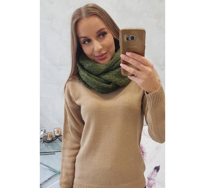 model 18752049 Dámský khaki komín - K-Fashion