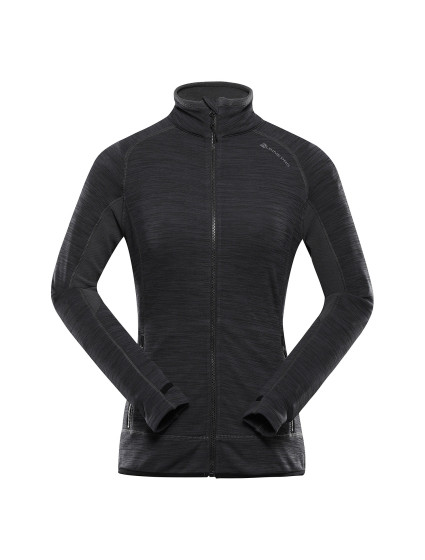 Dámská rychleschnoucí mikina s cool-dry ALPINE PRO ONNECA black