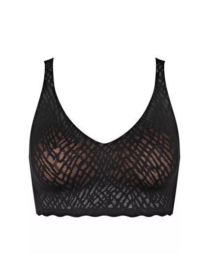 Dámská podprsenka ZERO Feel Bliss Bralette - BLACK - černá 0004 - SLOGGI