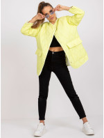 Žlutá dámská prošívaná bunda od Callie RUE PARIS
