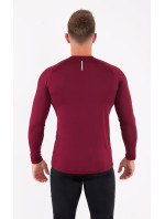 Tričko model 20124524 Zip Ls Burgundy - Rough Radical