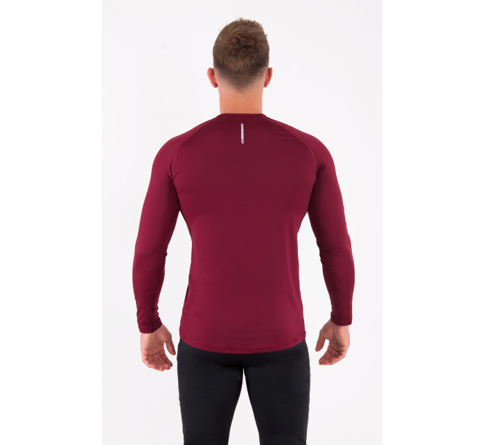 Tričko model 20124524 Zip Ls Burgundy - Rough Radical