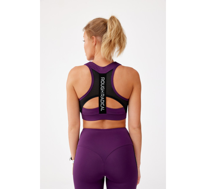 Sportovní podprsenka Rough Radical Sports Bra Brush Pro Plum