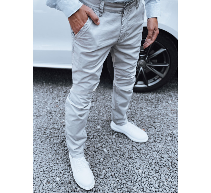 Pánské tmavě šedé chino kalhoty model 20455632 - Dstreet