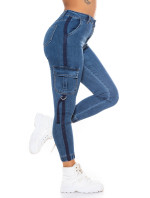 Trendy Highwaist Cargolook Jeans