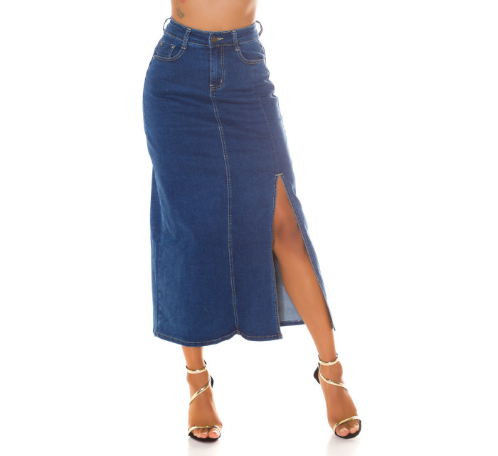 Sexy džínová sukně Musthave modrá model 20119625 Fashion - In-style Fashion