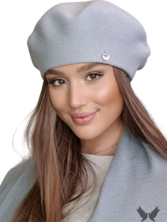 Beret model 18159130 Šedá - Kamea