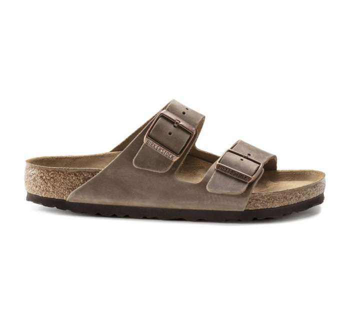 Birkenstock Arizona Tabacco Brown pánské/ženské hnědé žabky regular wide (0352201)