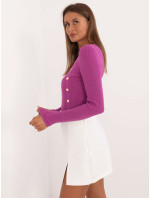 Sweter AT SW  ciemny fioletowy model 20742510 - FPrice