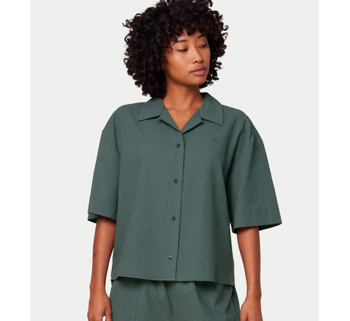 Dámský pyžamový top Boyfriend MyWear S Boxy Shirt 01 - GREEN - zelené 1568 - TRIUMPH