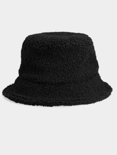 BUCKET HAT Plyšová dámská 4F Černá