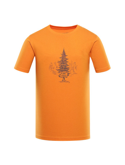 Pánské triko z organické bavlny ALPINE PRO EKK russet orange varianta pb