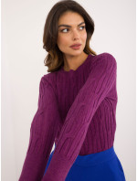 Sweter AT SW  fioletowy model 20493430 - FPrice