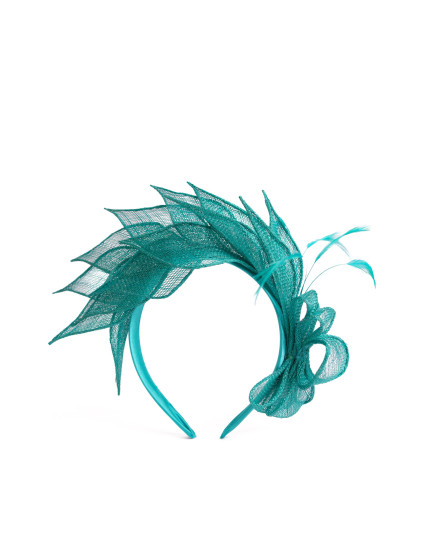 Art Of Polo Fascinator cz24370-2 Teal