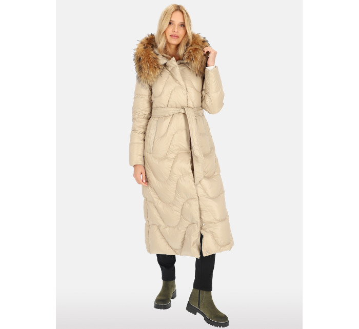 PERSO Coat BLH241005FR Béžová barva