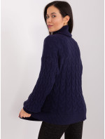 Sweter AT SW model 19034185 granatowy - FPrice