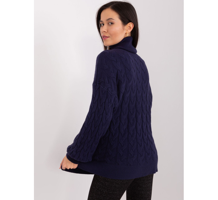 Sweter AT SW model 19034185 granatowy - FPrice