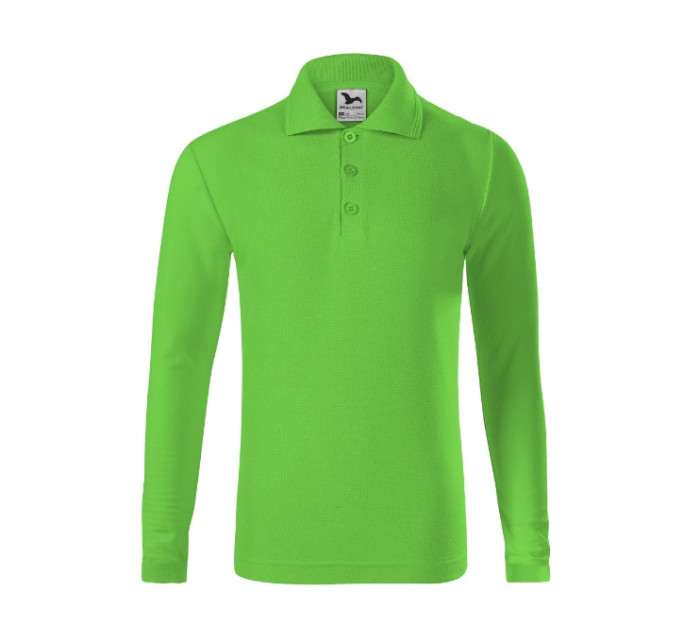 Pique Polo LS polokošile dětská apple green