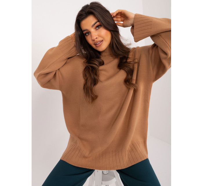 Sweter BA SW model 19676047 camelowy - FPrice