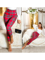 Sexy Koucla checkered Highwaist Pants