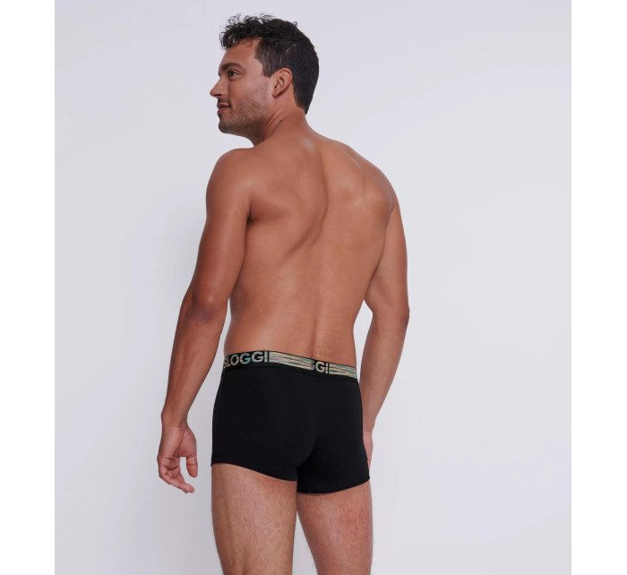 Pánské boxerky GO ABC Natural Hipster 2P - BLACK - černé 0004 - SLOGGI