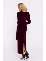 Made Of Emotion Dress M828 Maroon