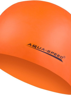 Kšiltovka na plavání AQUA SPEED Mega Orange Pattern 75